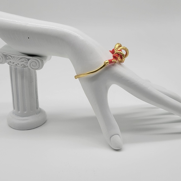 SOLD- Alexis Bittar Sea Snake in the Coral Reef Adjustable Cuff w/ - Picture 15 of 17